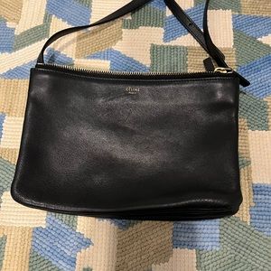 Celine Trio Bag in Black